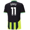 Camisola Manchester City Doku 11 Homen Equipamento 2ª 24/25